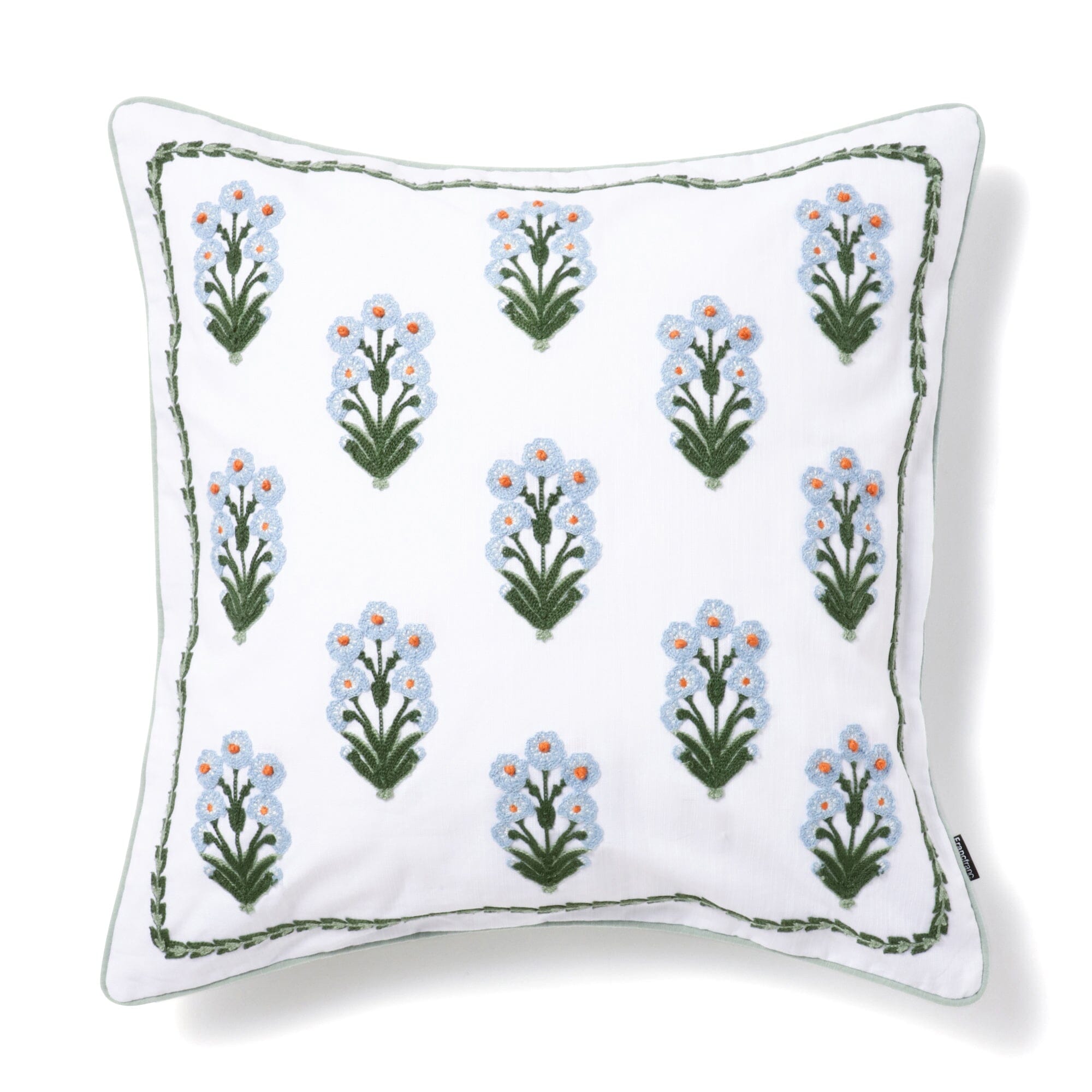 Emb Flower Cushion Cover 450X450 Multi (B-014)
