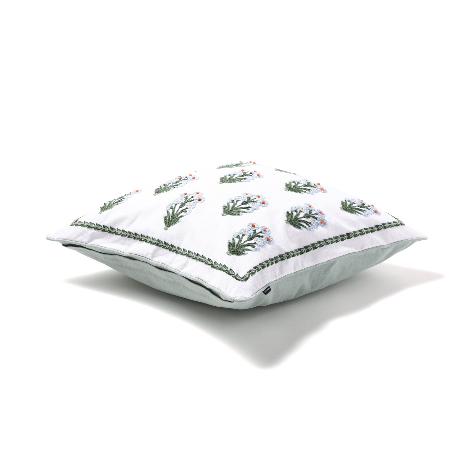 Emb Flower Cushion Cover 450X450 Multi (B-014)