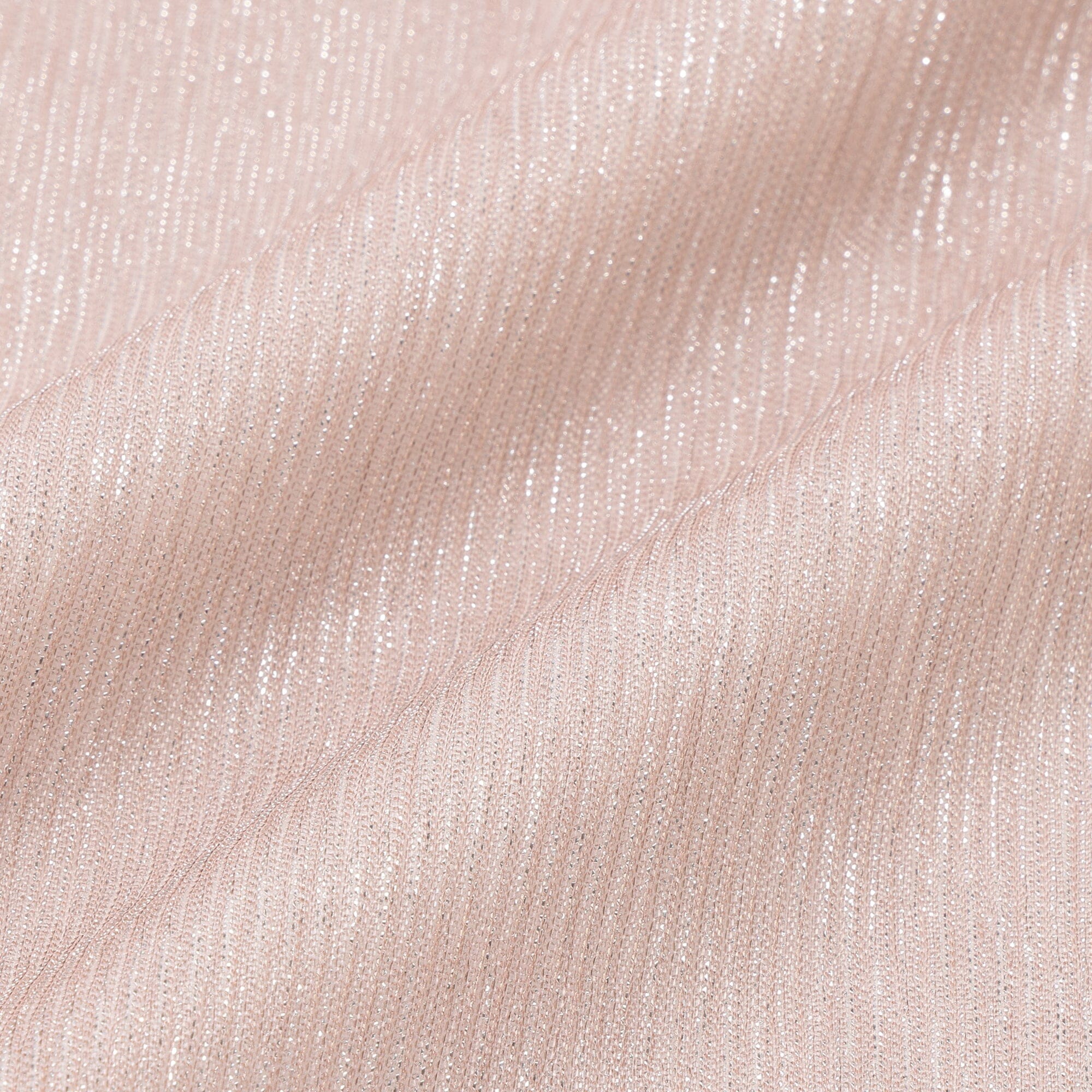 Shiny Frill Cushion Cover 450X450  Light Pink