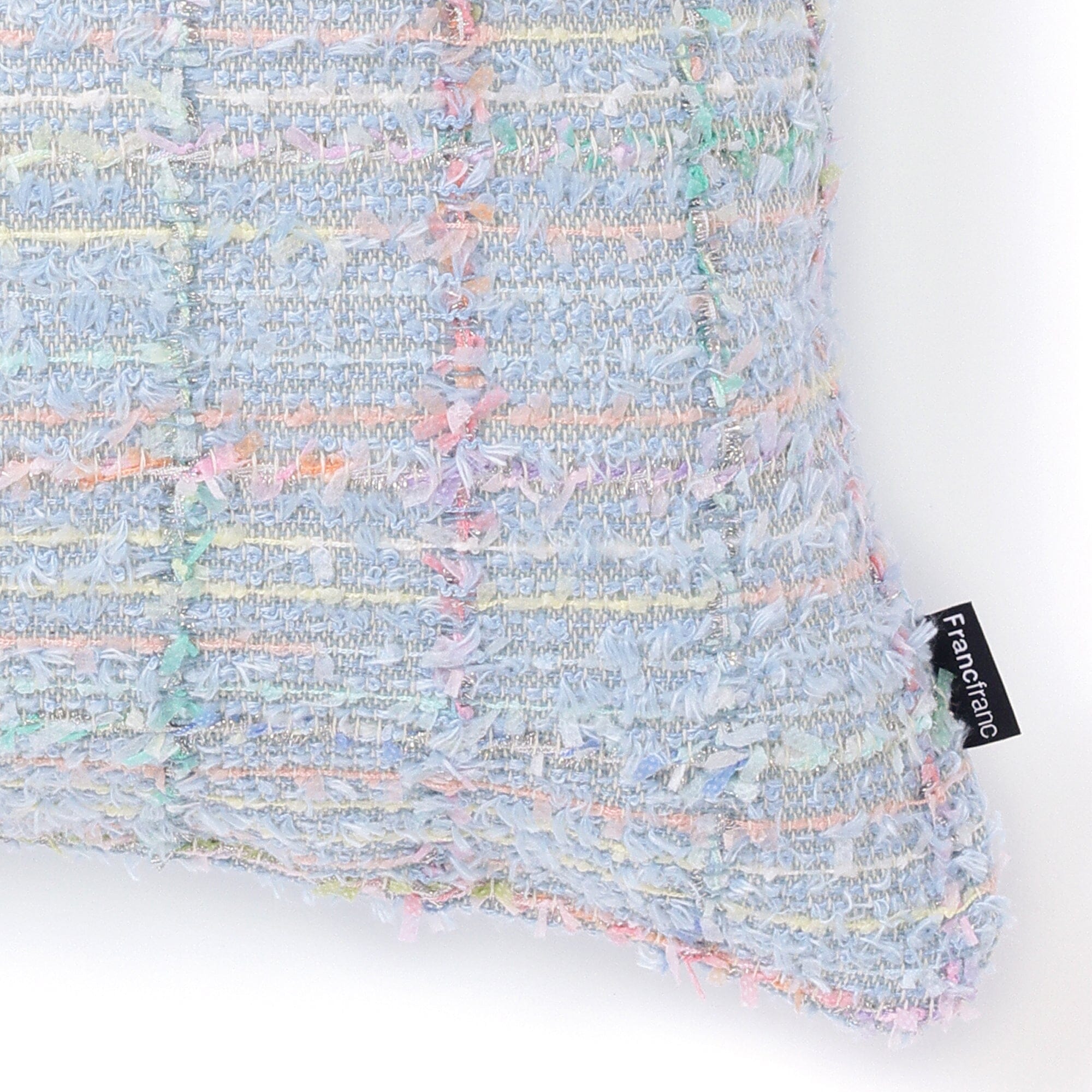 Fancy Tweed Cushion Cover 450X450 Blue