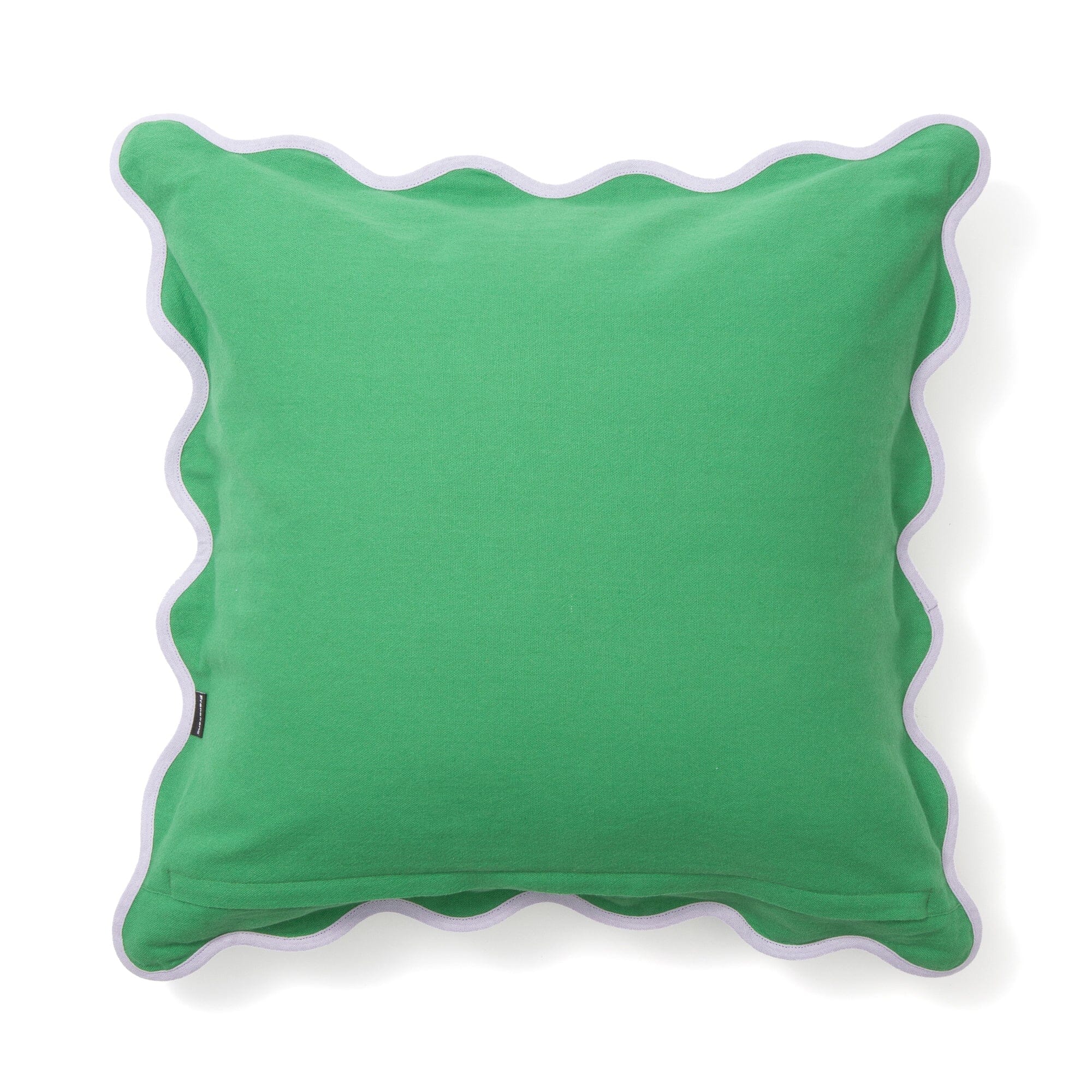 Bicolor Wave Cushion Cover 450X450 Green