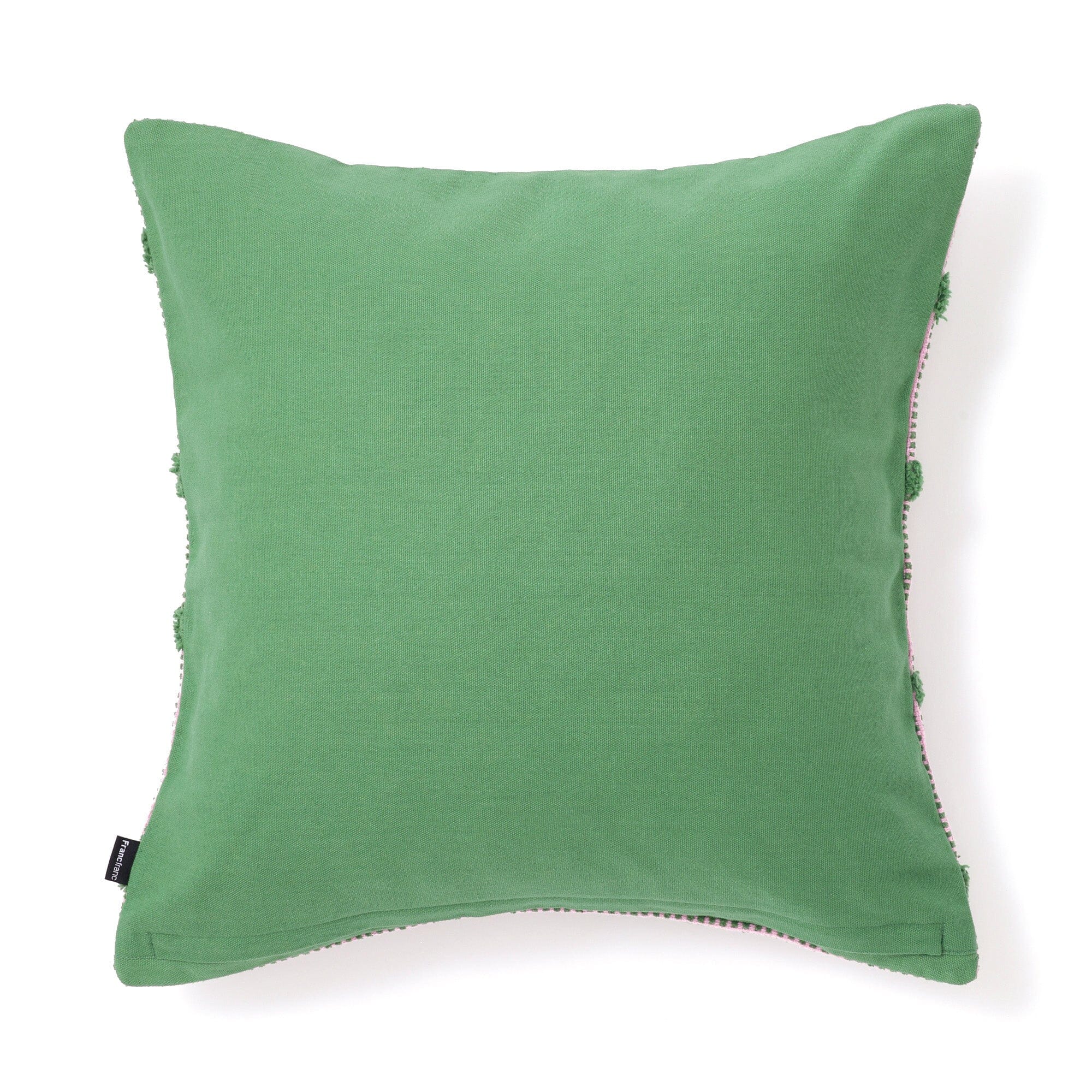 Tuft Drawing Cushion Cover 450X450 Pink X Green