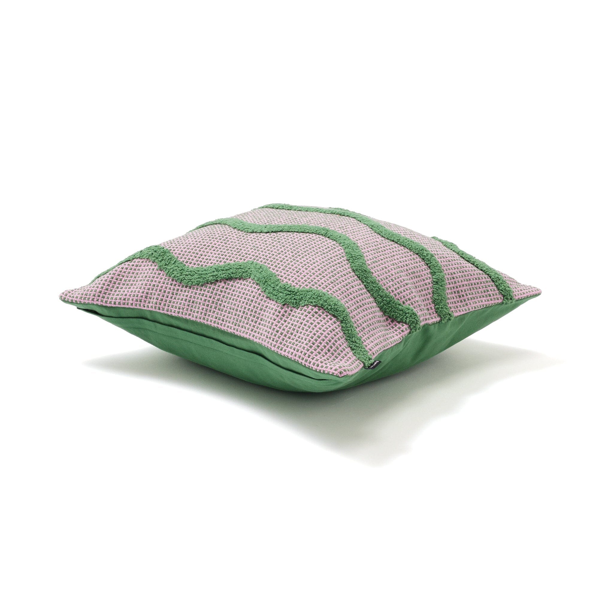 Tuft Drawing Cushion Cover 450X450 Pink X Green