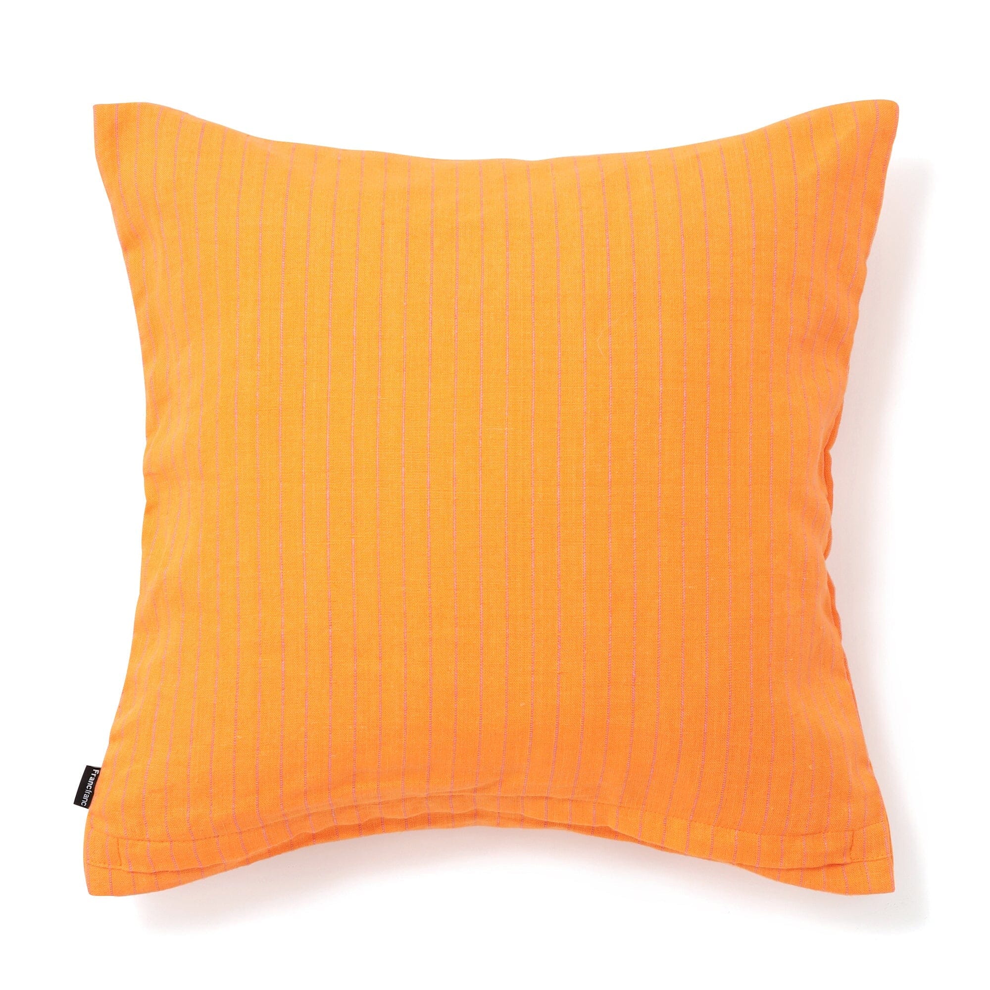 Linen Line Cushion Cover 450 X 450 Orange