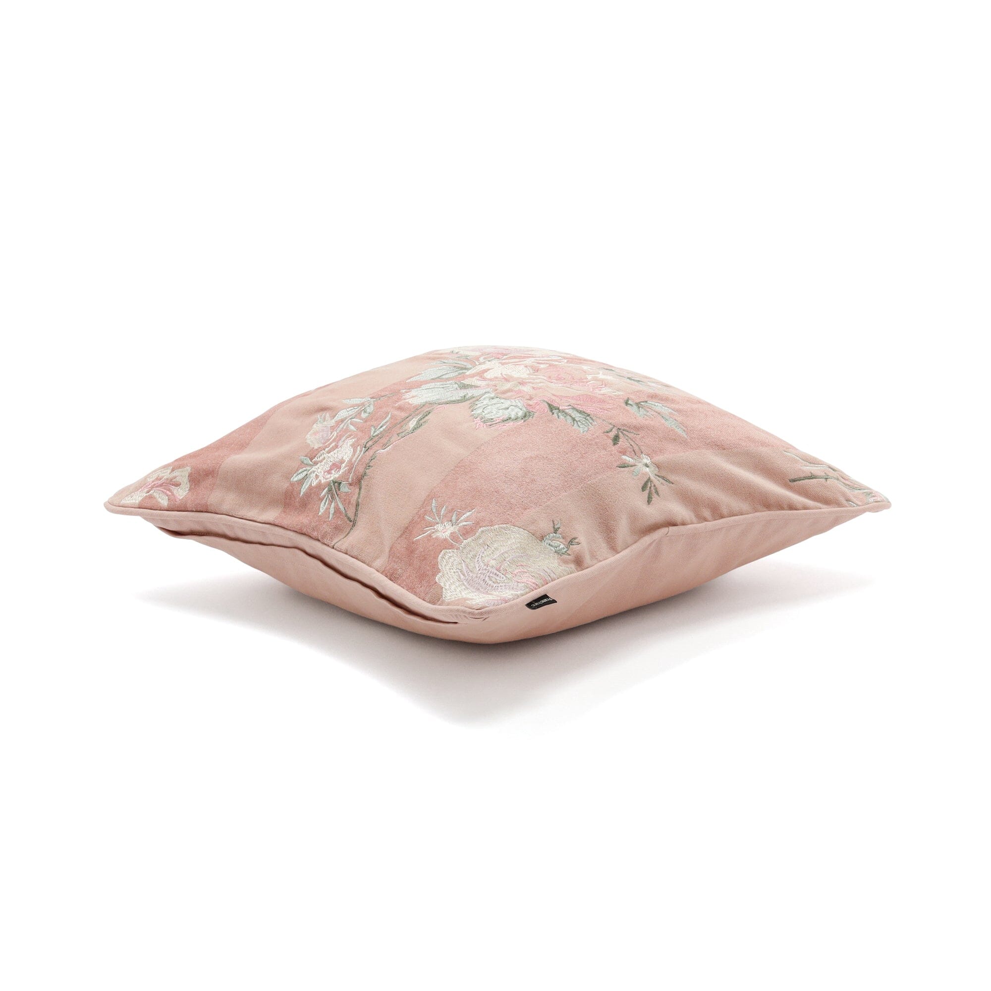 Emb Flower Cushion Cover 450 X 450  Pink