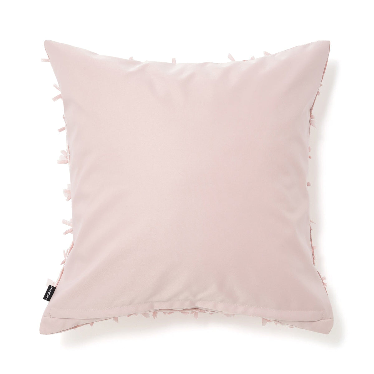 Velvet Ribbon Cushion Cover 450 X 450  Pink