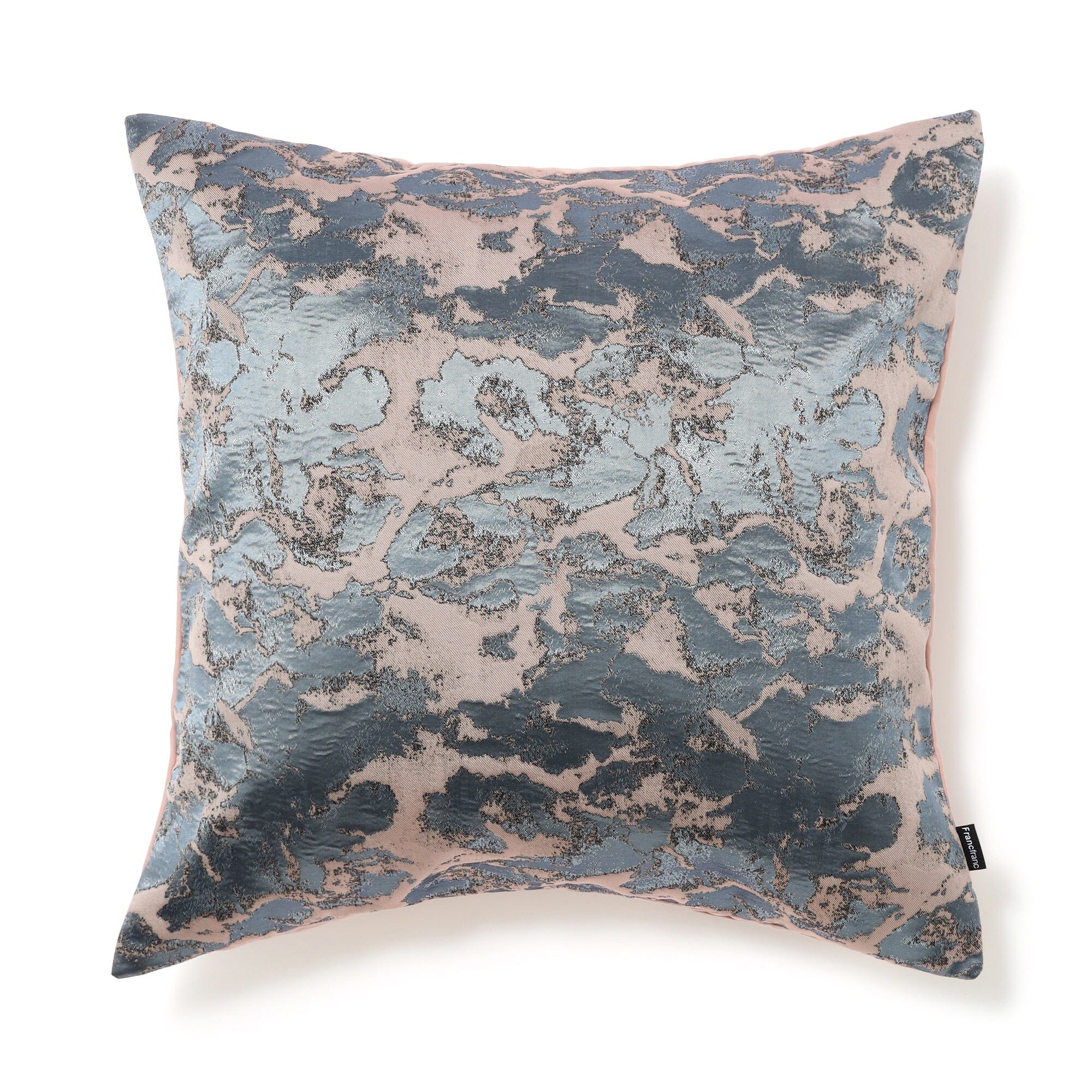 Jq Metallic Cushion Cover 450 X 450  Pink X Blue
