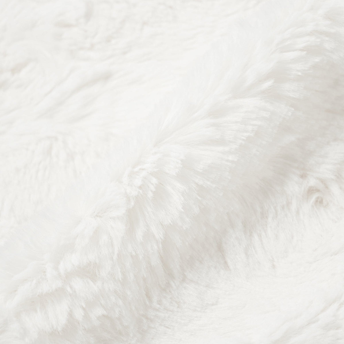 Eco Fur Cushion Cover 450X1000 White