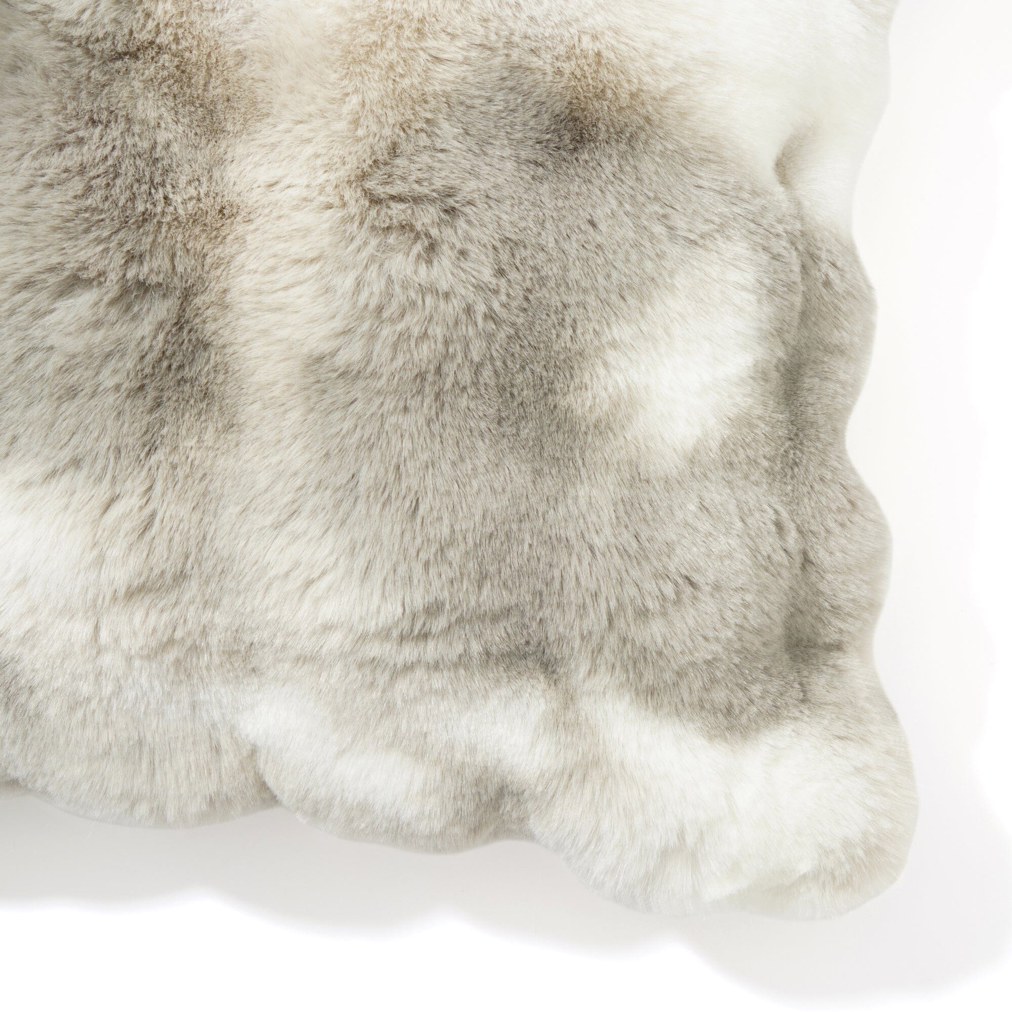 Eco Fur Cushion Cover 450X450 Gray