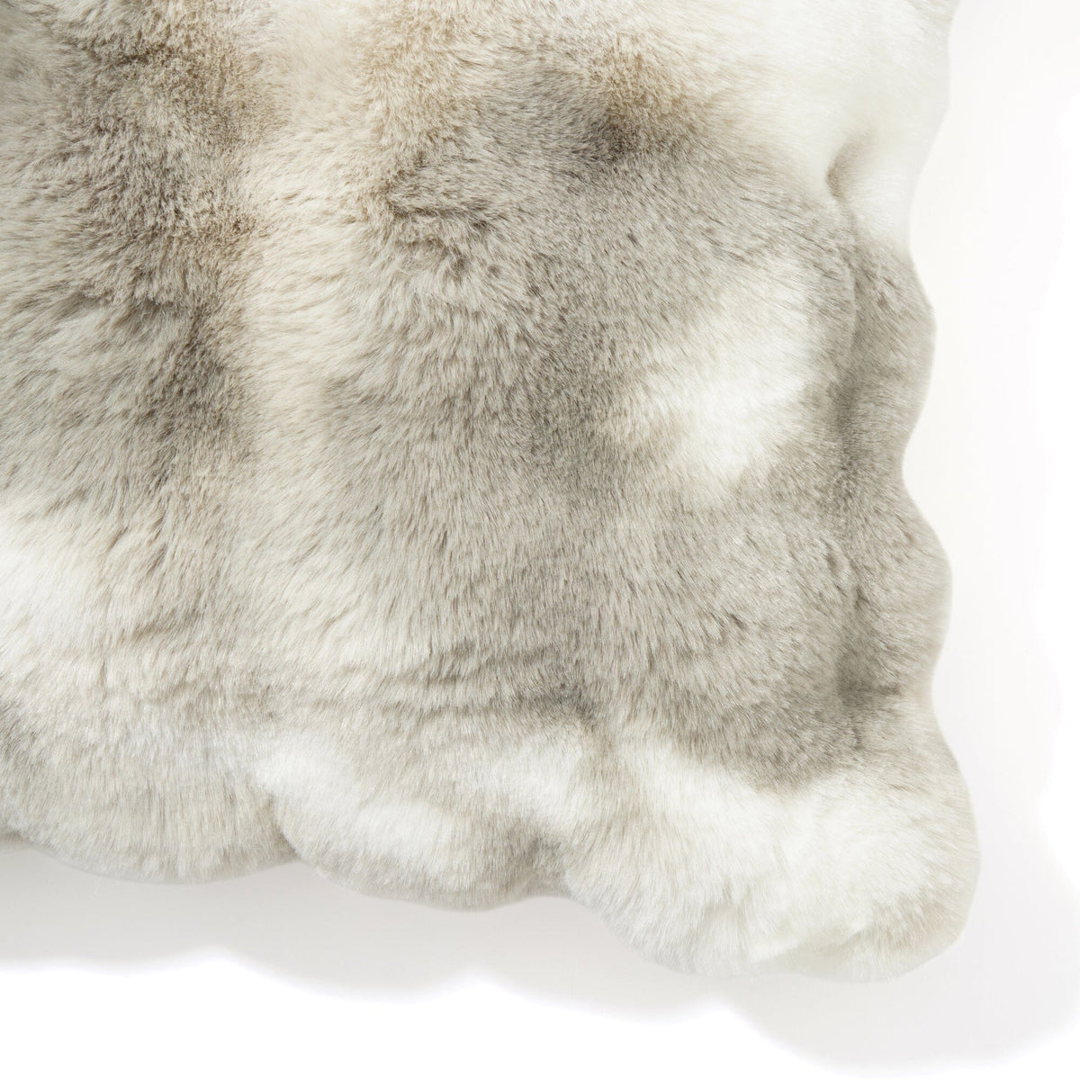 Eco Fur Cushion Cover 450X450 Gray