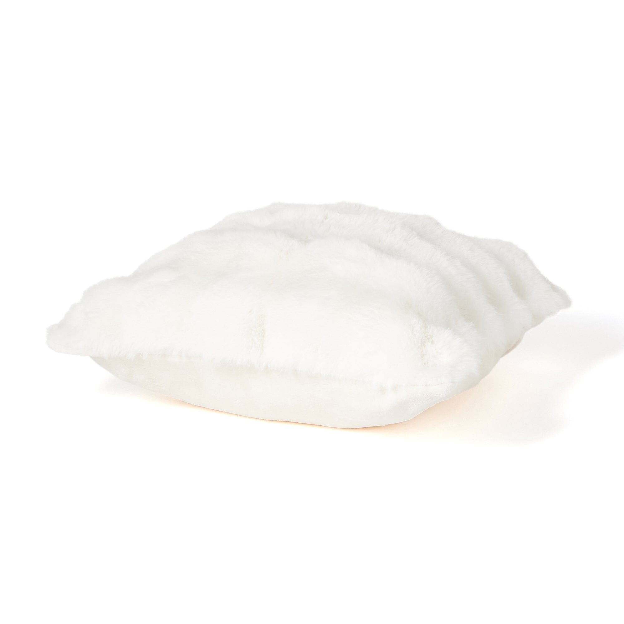 Eco Fur Cushion Cover 450X450 White