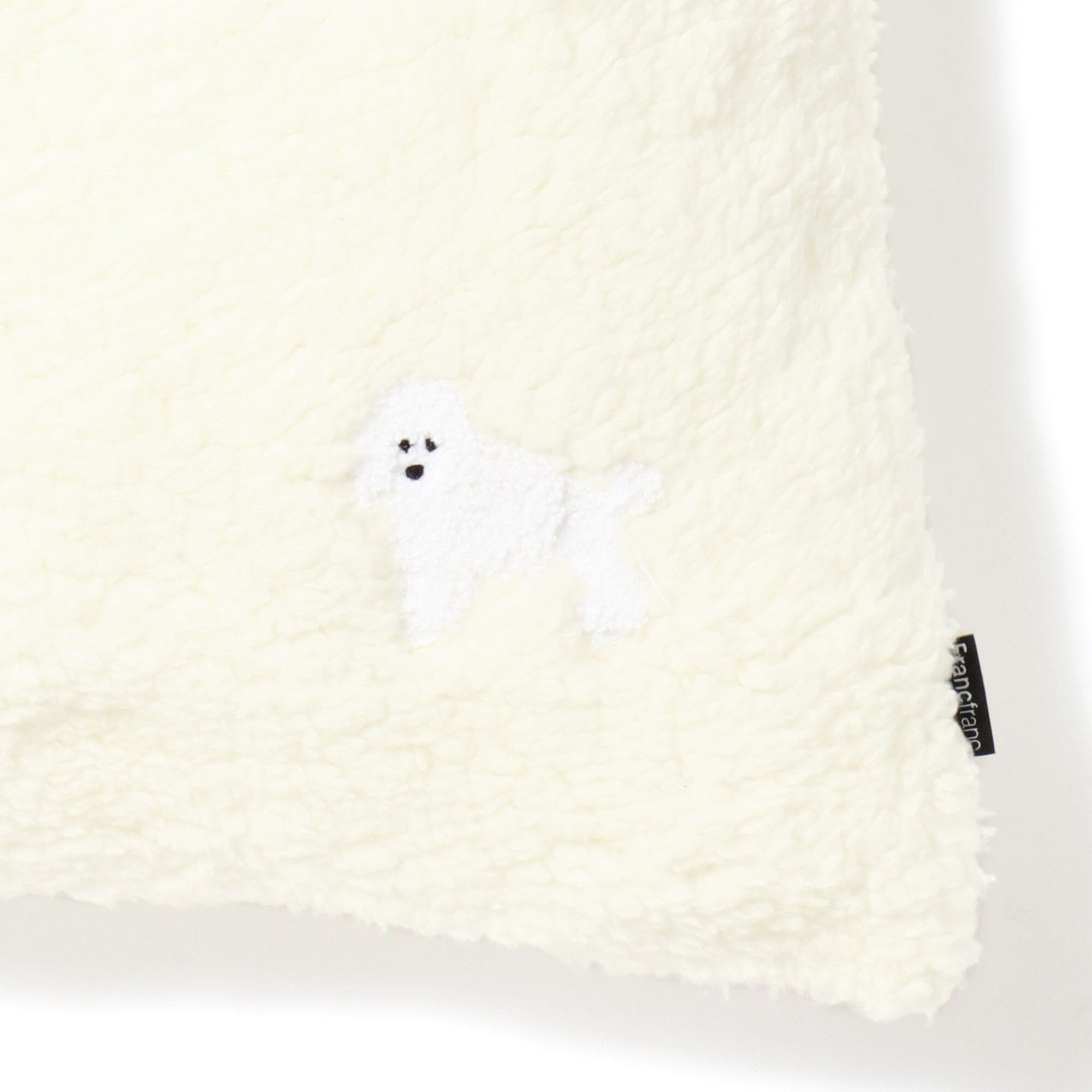 Eco Fur Cushion Cover 450X450 White