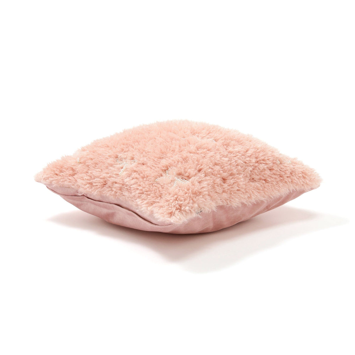 Eco Fur Cushion Cover 450X450 Pink