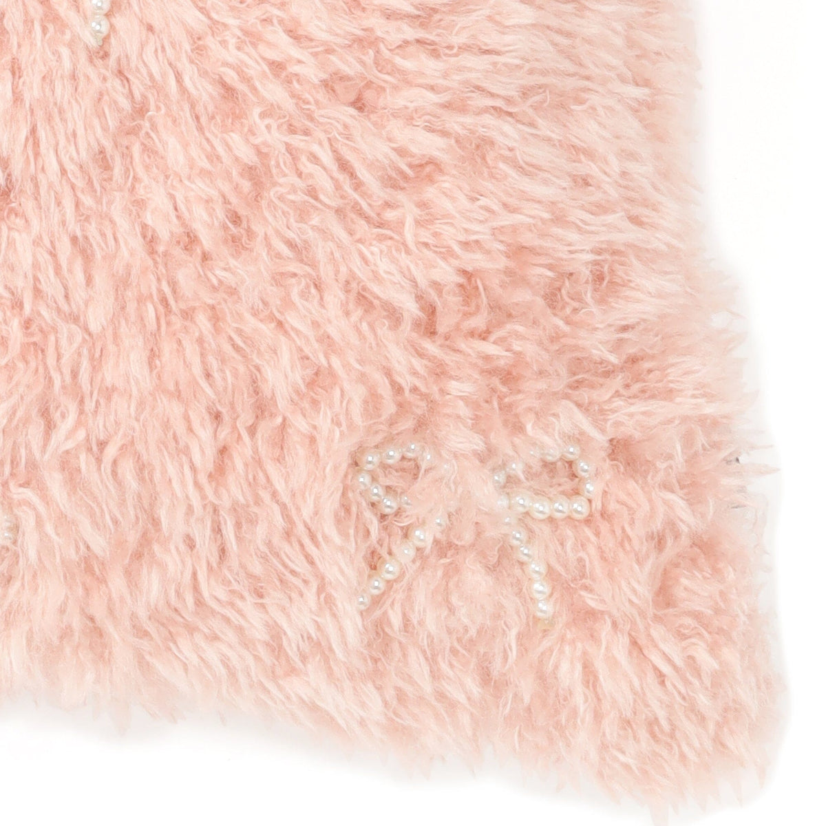 Eco Fur Cushion Cover 450X450 Pink