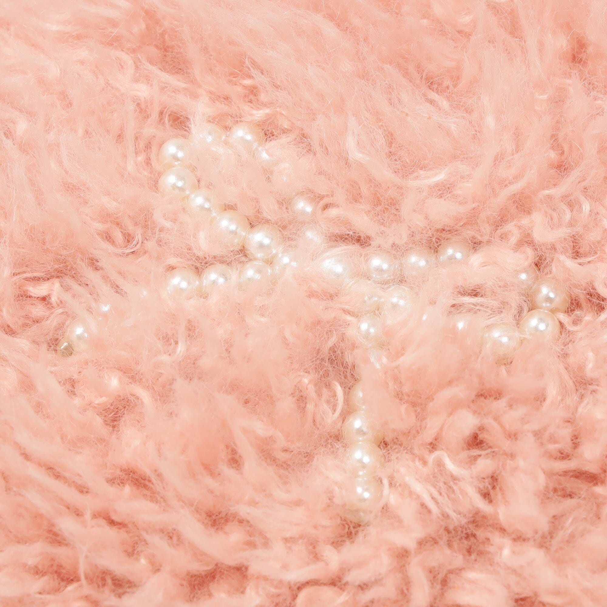 Eco Fur Cushion Cover 450X450 Pink