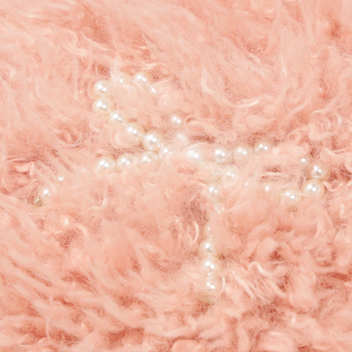 Eco Fur Cushion Cover 450X450 Pink
