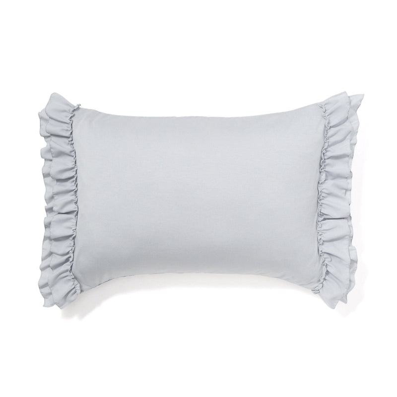 Fuwaro Cooling Pillow Cover Ruffle 700 X 500 Grey