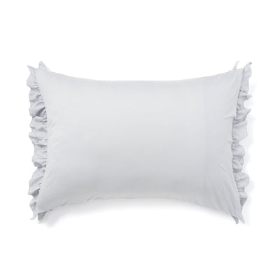 Fuwaro Cooling Pillow Cover Ruffle 700 X 500 Grey