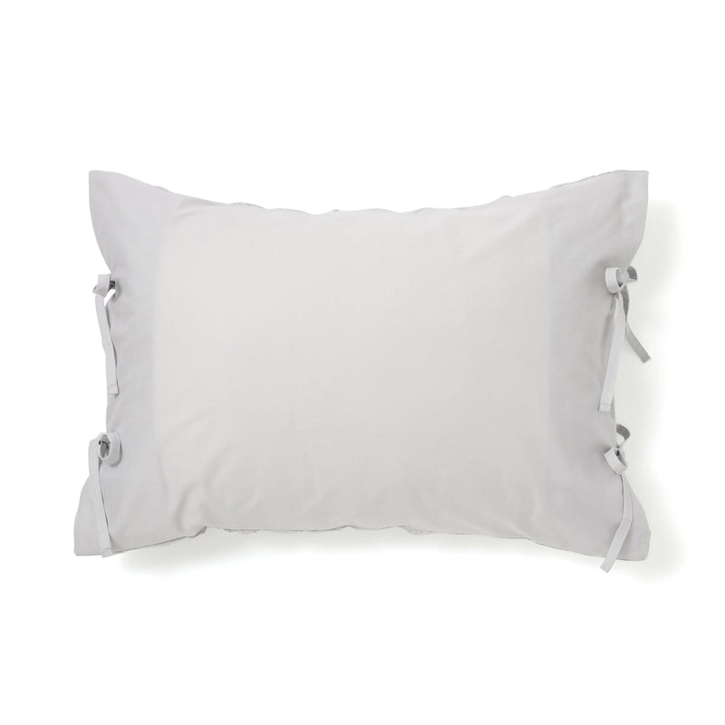 透明薄紗格紋枕頭套 700 X 500 淺藍色