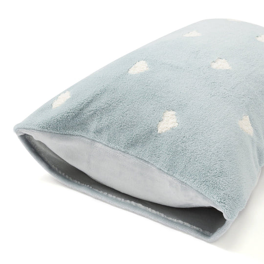 Warmy Heart Pillowcase 700 X 500 Blue