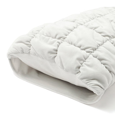 Warmy Square Quilt Pillowcase 700X500 Gray