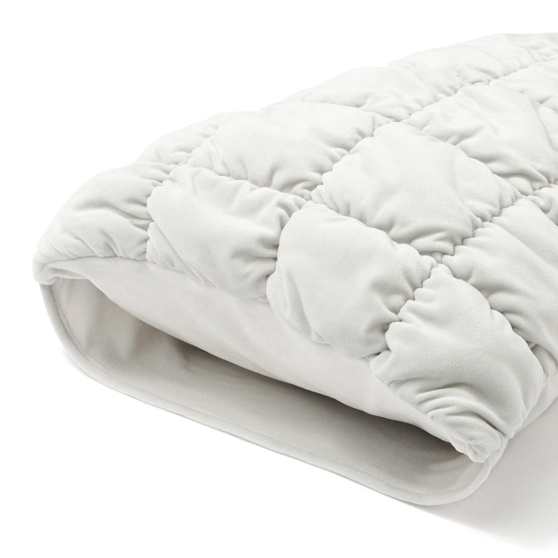 Warmy Square Quilt Pillowcase 700X500 Gray