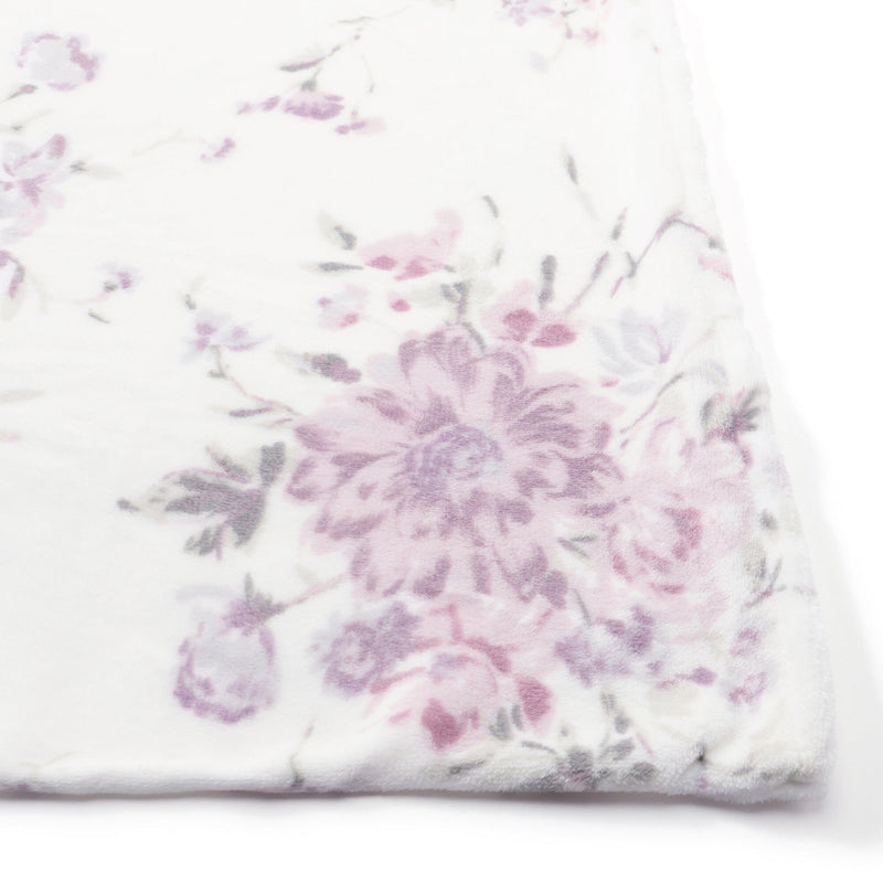 WARMY Botanical Flower Comforter Case Double Pink