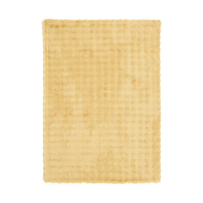 Warmy Pokomoko Fur Duvet Cover Single Yellow