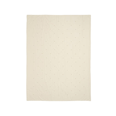 Daisy Embroidery Comforter Case Single Ivory