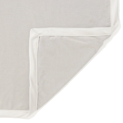 Cica Satin Ribbon Duvet Cover Single Gray x Beige