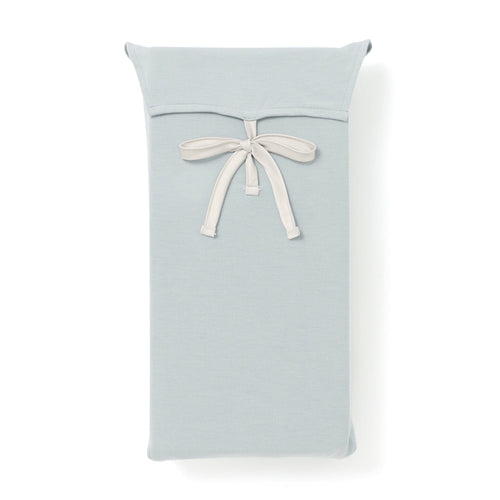 Cica Satin Ribbon Duvet Cover Single Blue