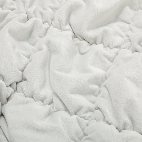 Warmy Square Quilt Duvet Cover Single Gray