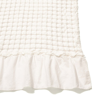 Smoothy Waffle Throw 130X170 White