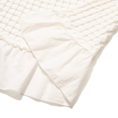 Smoothy Waffle Throw 130X170 White