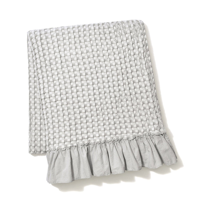 Smoothy Waffle Throw 130X170 Grey