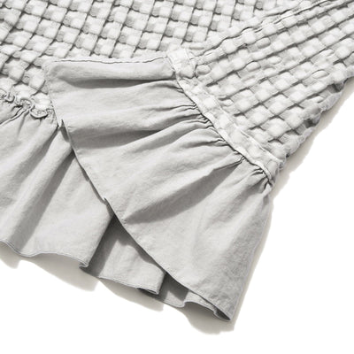 Smoothy Waffle Throw 130X170 Grey