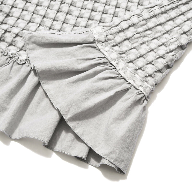 Smoothy Waffle Throw 130X170 Grey