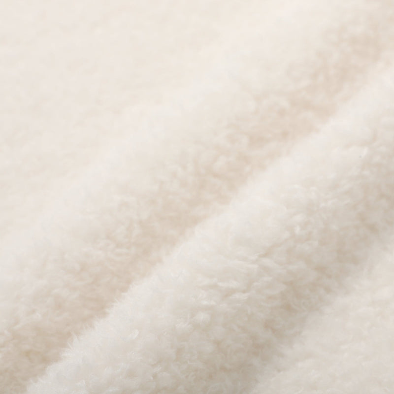 Fuwamoko Frill Throw (Knee Blanket) 1500 x 800 Ivory