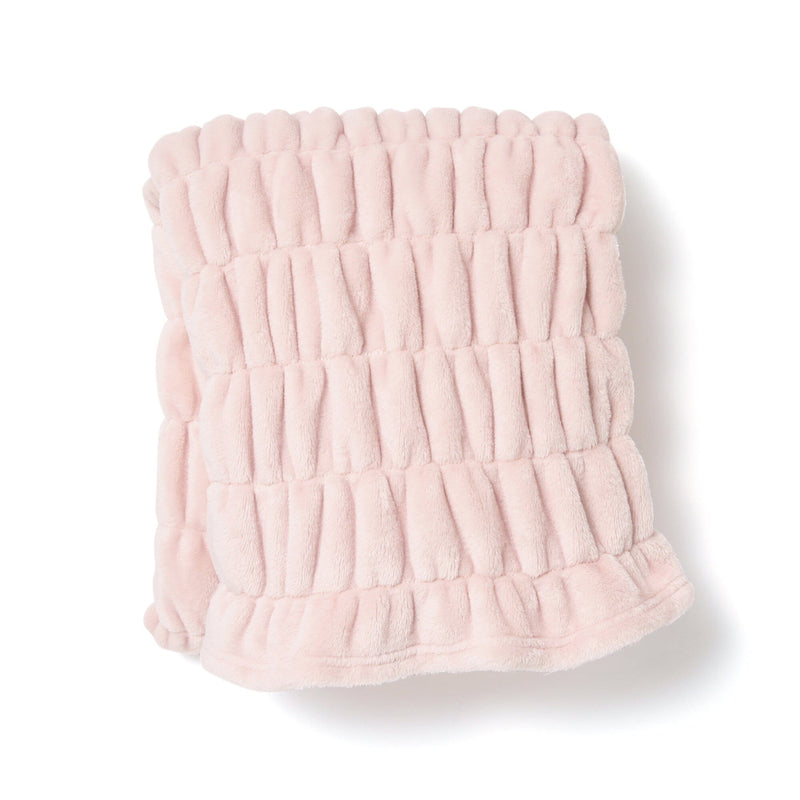 Fluffy Ripple Throw (Knee Blanket) 1500 x 800 Pink