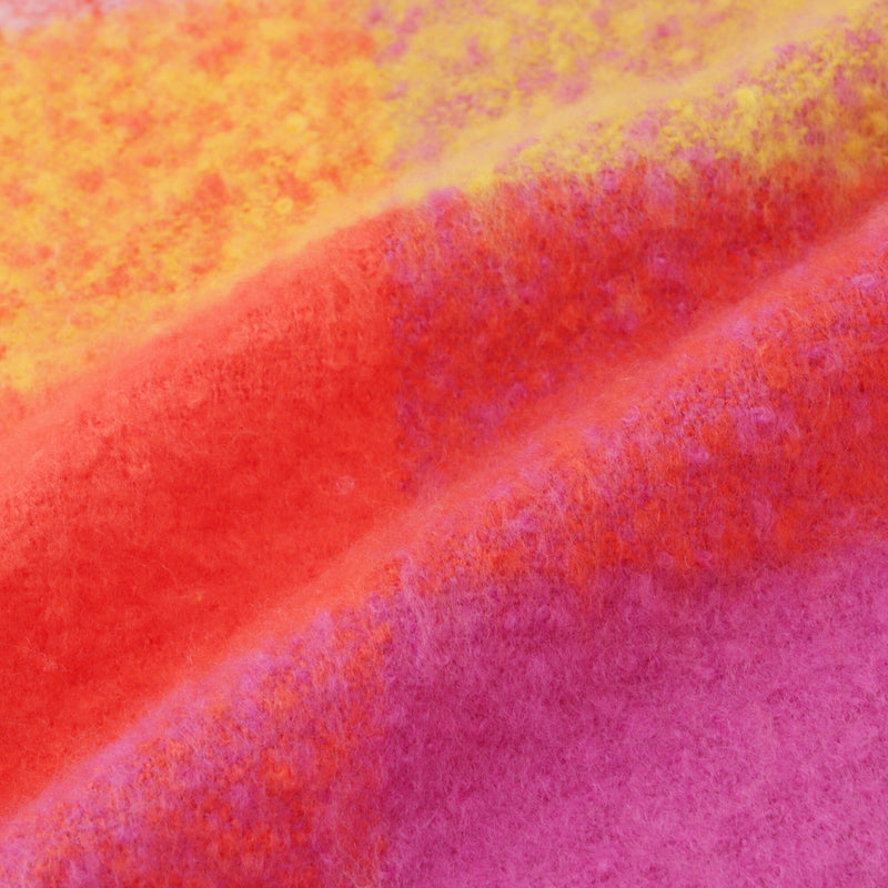 Mohair Style Check Throw  1700 X 1300 Multi