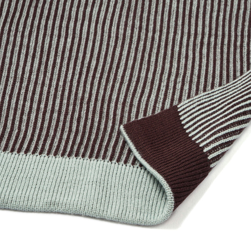 Reversible Knit Throw 1700 X 1300 Mint