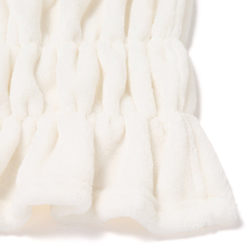 Fluffy Ripple Throw  1500 X 800 Ivory