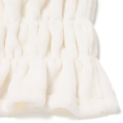 Fluffy Ripple Throw  1700 X 1300 Ivory