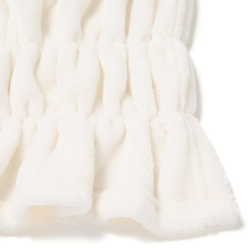 Fluffy Ripple Throw  1700 X 1300 Ivory