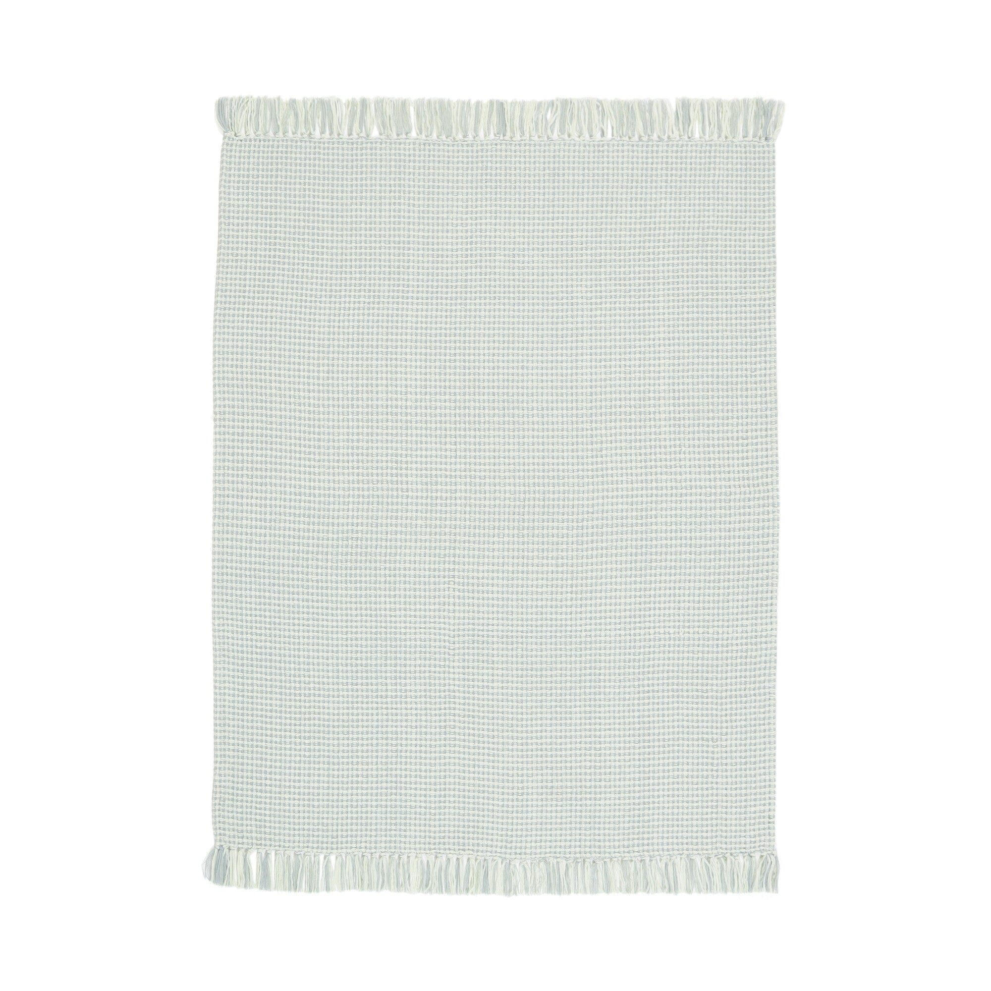 Soft Chenille Throw 1700 X 1300 Light Green X Light Blue