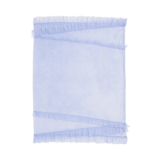 Smooth Frill Throw Medium 1700 X 1300 Light Blue