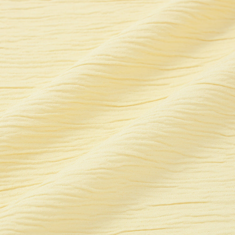 Frill Check Portable Throw 100X140 Yellow