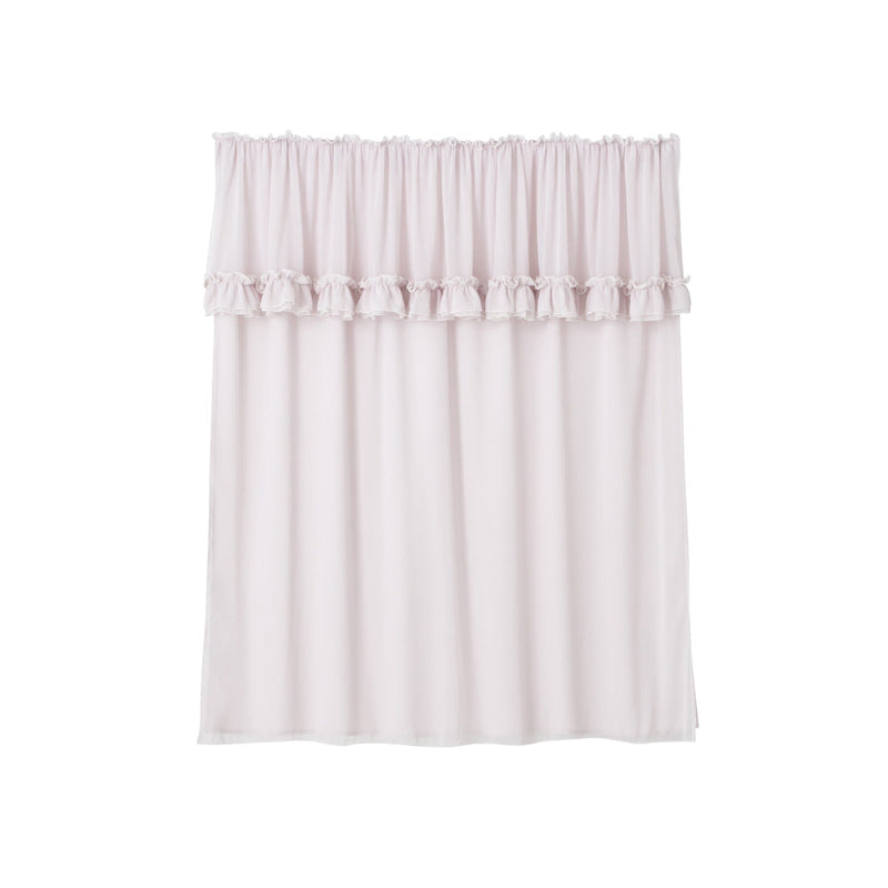 Frill Valance Curtain 1350 x 1000  Light Pink