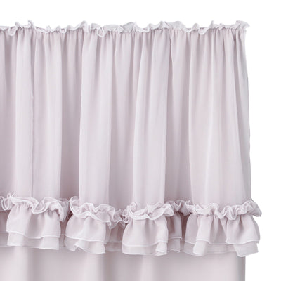 Frill Valance Curtain 1350 x 1000  Light Pink