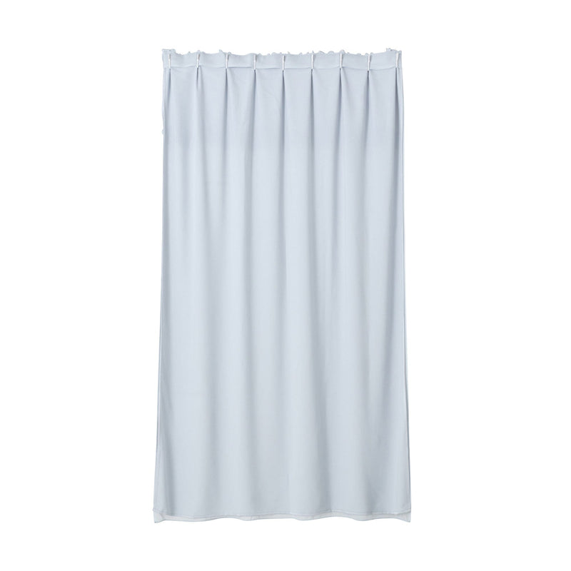 Frill Valance Curtain 2000 x 1000 Light Blue